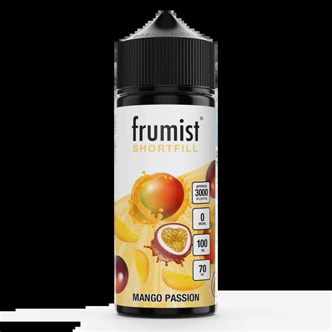 Frumist Mango Passion Ml Shortfill Vape Town