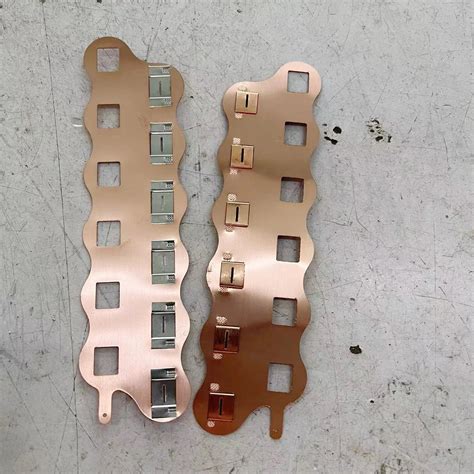 Custom Battery Pack Connector Sheet Power Plate Pure Copper