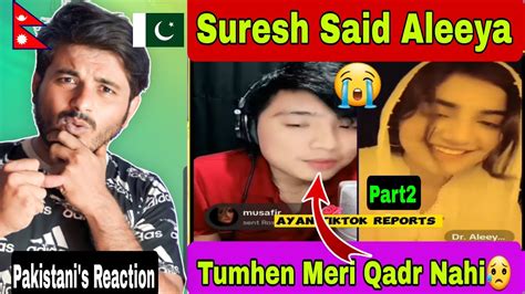 Suresh Lama Dr Aleeya Live Reaction Video Alresh We Are Back With