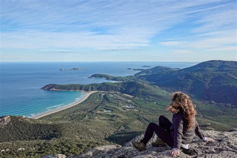 mount oberon summit walk   view  wilsons prom