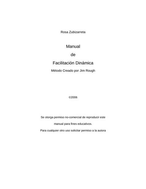 PDF Manual de Facilitación Dinámica DOKUMEN TIPS