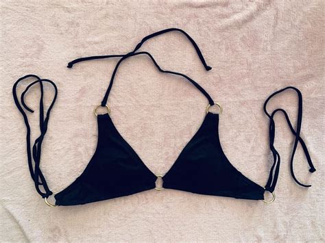 Bikini Oberteil Schwarz Gold Bikini BH Gr S Kaufen Auf Ricardo