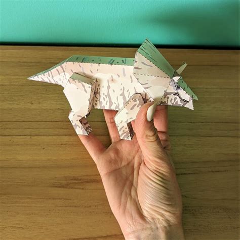 8 Dinosaurs 3d Papercraft Template DIY Paper Dinosaurs Origami