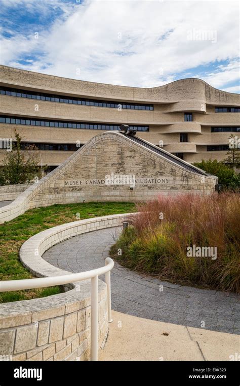 Exterior View Of The Museum Of Civilization In Hull Quebec Canada