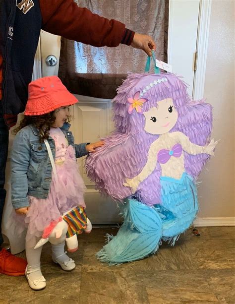 Mermaid Pinata Sirena Piñata Etsy Ariel Birthday Party Princess