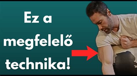 Bicepsz edzés könyék fájdalom nélkül YouTube