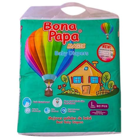 Bona Papa Diapers Magic Jumbo Large 80s