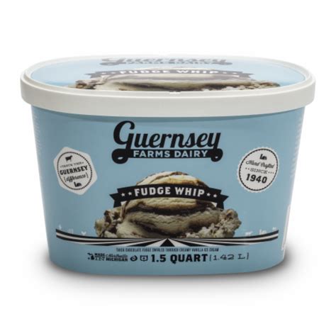 Guernsey Farms Dairy Fudge Whip Ice Cream Tub Oz Kroger