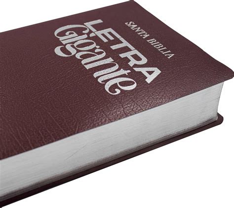 Biblia Rvr Letra Gigante Puntos Concordancia Covertex Burdeo