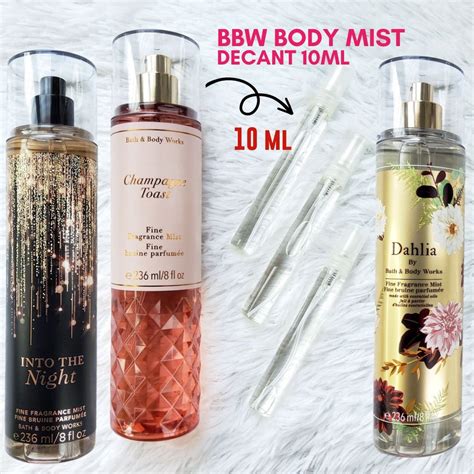 Bath And Body Works Body Mist Perfume Decant Repack Ml Minyak Wangi Bath And Body Works BBW
