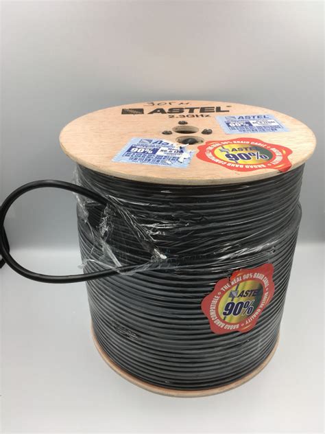 Кабель Разъем для антенны (TV/F) ASTEL RG-6 120AL - купить по низкой ...