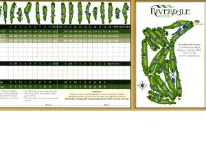 Scorecard - Riverdale Golf Club