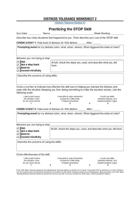 Dbt Pdf 108553 Dbt Distress Tolerance Grp 3 Handouts