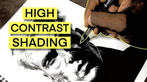 How To Draw High Contrast Portraits Using The Hatching Shading