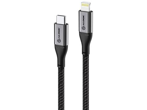 Alogic Super Ultra Usb C To Lightning Cable 1 5m Space Grey Usb And Firewire Cables Ulc8p1 5 Sgr