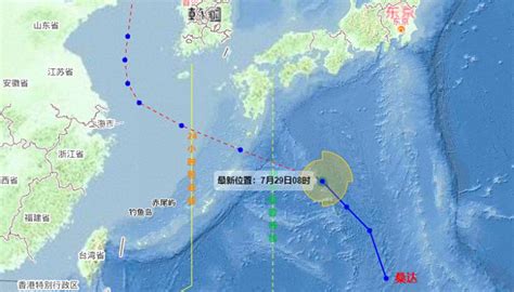 5号台风路径实时发布系统2022 台风桑达最新消息发展路径 天气网