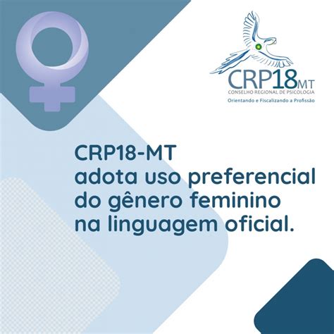 Crp Mt Institui Uso Preferencial Do G Nero Feminino Em Linguagem