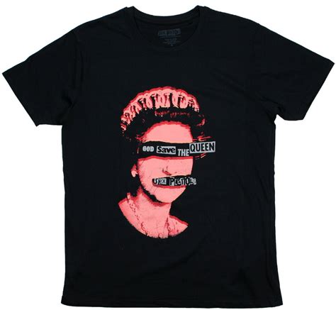 Sex Pistols God Save The Queen Tee Black T Lury