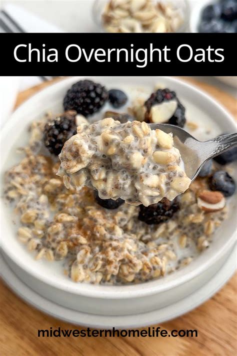 Chia Oatmeal Pudding Midwestern Homelife