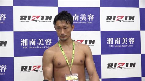 Rizin Ff Official On Twitter ／ 湘南美容クリニック Presents Rizin34 🐙 試合後インタビュー🎙 梅野源治 Genji Umeno