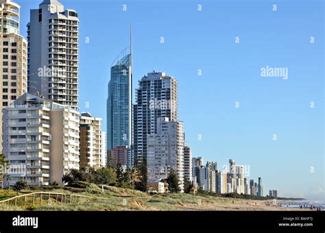 beach front skyline stock photo alamy