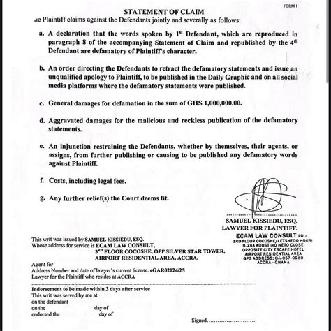 Sally Mann In Hot Soup As She Is Hit With GHC 1 Million Lawsuit From Nana Romeo