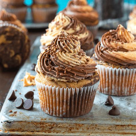 Chocolate Peanut Butter Cupcakes