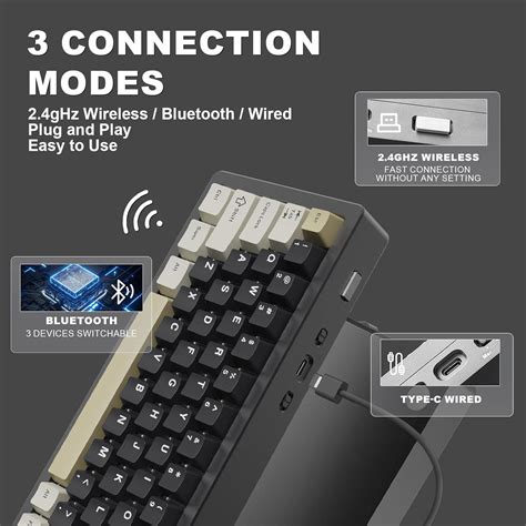 Yunzii Al Mechanical Keyboard Full Aluminum Cnc Hot Swappable Gasket Ghz Wireless Bt