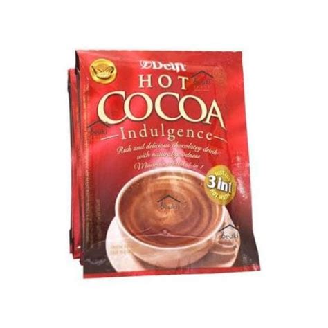 Jual Delfi Hot Cocoa Powder Indulgence Cokelat Bubuk 3 In 1 Cokelat Bubuk Bubuk Coklat