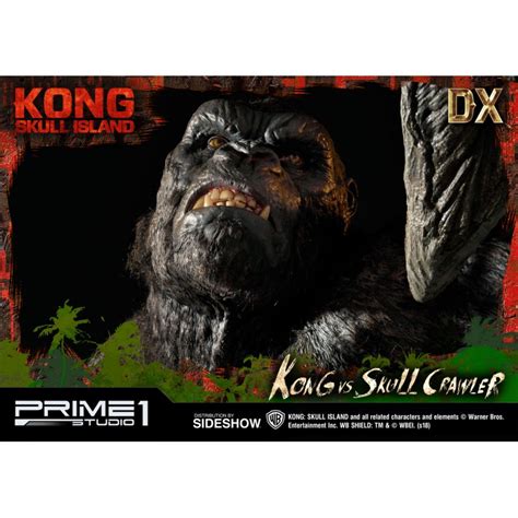 Kong Skull Island Estátua Kong Vs Skull Crawler Deluxe Version
