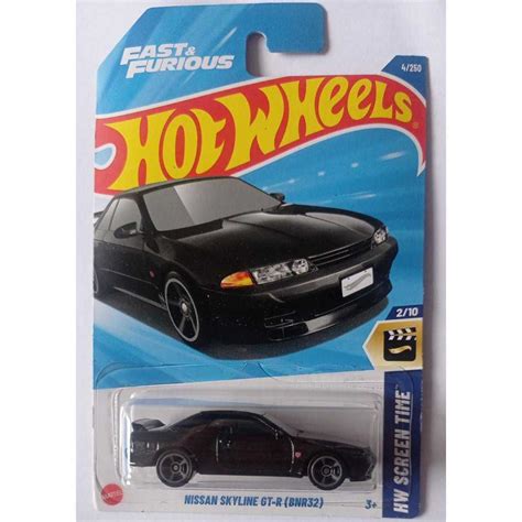 Jual Hot Wheels Nissan Skyline Gt R Bnr Black Hw Screen Time Fast Furious Shopee Indonesia