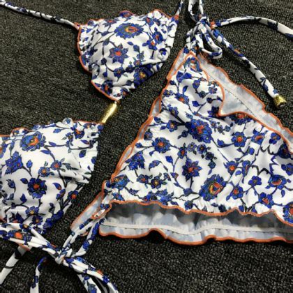 Printed Retro Lady Swimsuit Sexy Swimsuit Bikini Trials On Luulla