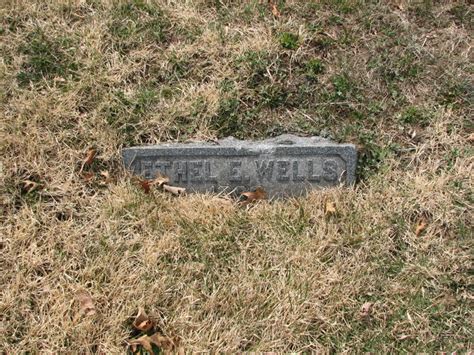 Ethel E Wells Marks Find A Grave Memorial