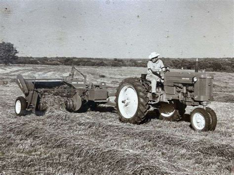 John Deere Hay Baling Photo Framed Aumann Auctions Inc