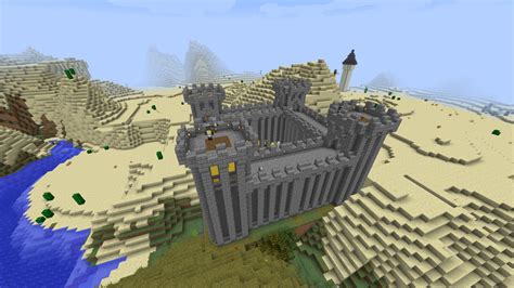 Локация майнкрафт «Замок рыцарей»