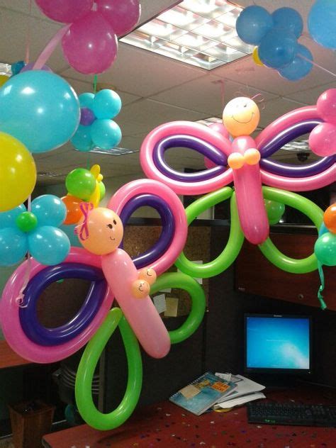 16 Ideas De Mariposas Con Globos Mariposas Con Globos Globos