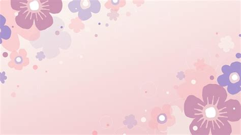 Fondo Floral Con Flores En Tono Rosa Y Morado Para Texto Vector Premium