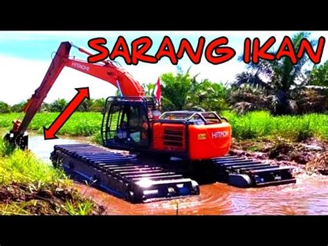 Beko Besar Alat Berat Amphibious Excavator Hitachi Zaxis F G Semi