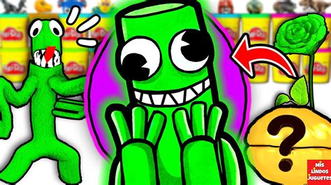 Huevo Sorpresa Gigante De Green De Rainbow Friends Roblox Con Juguetes