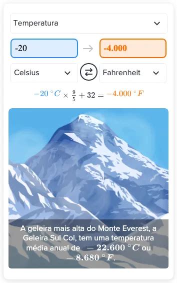 20 Graus Em Fahrenheit - Converta -20 graus Celsius em Fahrenheit. - etapas & exemplos | CK-12 ...