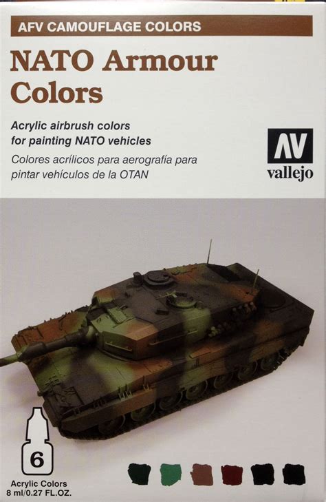 Vallejo Afv Camouflage System Nato Armour Colors Zestawy Farb