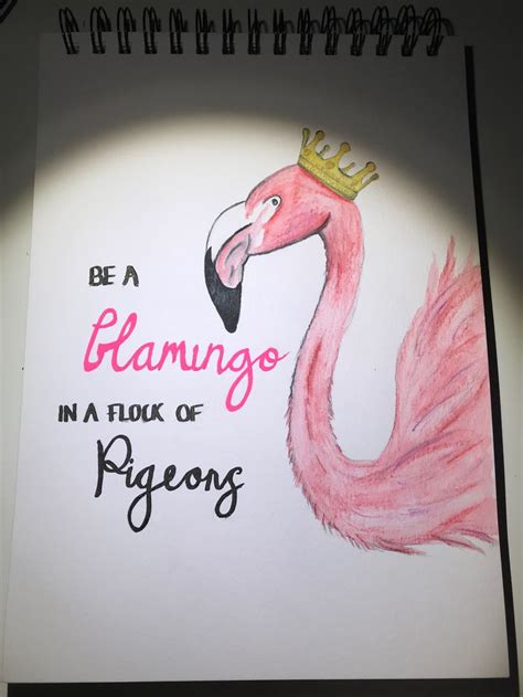 Flamingo Using Water Colour Pencils Water Color Pencil Art Drawings