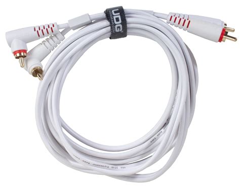 Udg Ultimate Audio Cable Set Rca Straight Rca Angled M U Wh