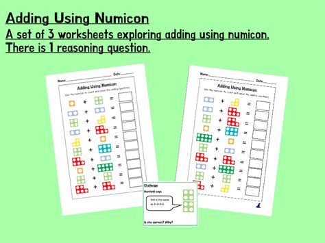 Adding Using Numicon Worksheets - Year 1 | Teaching Resources