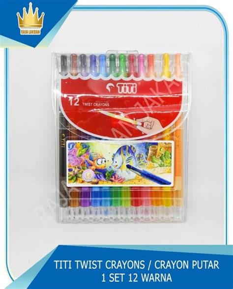 Jual Crayon Krayon Putar Twist Crayons Titi Warna Oil Pastel