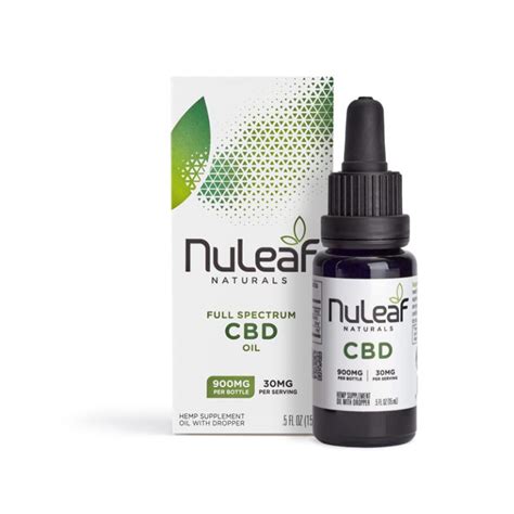 Nuleaf Naturals Hemp Cbd Oil Full Spectrum 5fl Oz 900mg Cbd Cbd