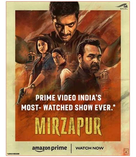 Mirzapur Is Prime Video Most Watched Show