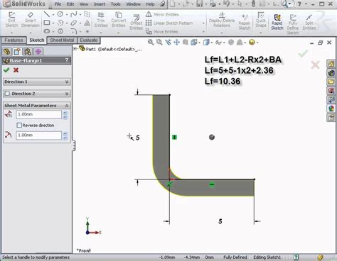 Solidworks Sheet Metal K Facroe And Y Factor