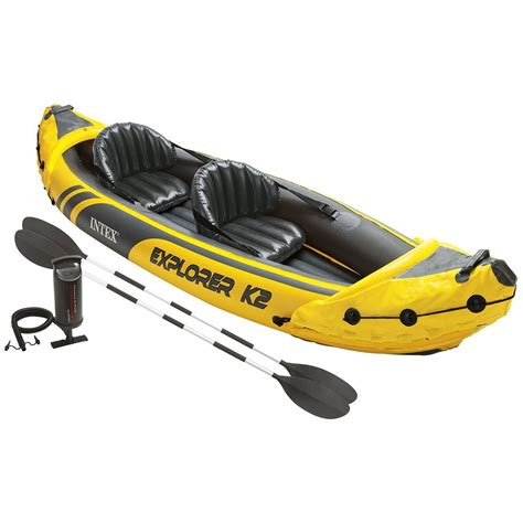 The Floating Empire: Intex Kayak K2 Explorer Review