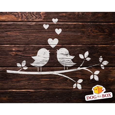 Love Bird Stencil